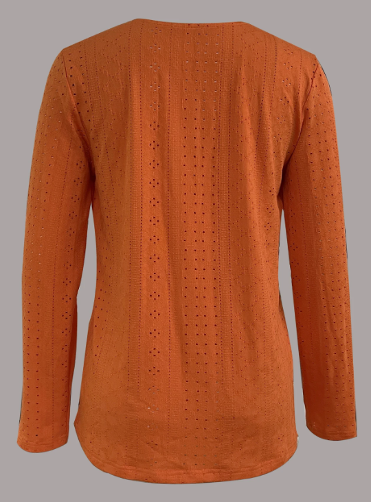 Long Sleeve Shirt Button Front V Neck Blouse Long Sleeve Shirt Button Front V Neck Blouse