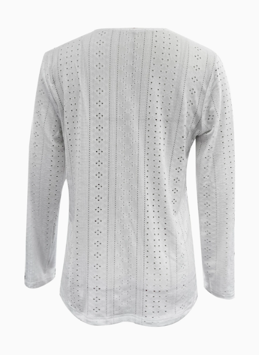 Long Sleeve Shirt Button Front V Neck Blouse Long Sleeve Shirt Button Front V Neck Blouse