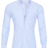 Long Sleeve Zipper Shirt with Button Design Fashion Lapel Tops