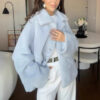 Loose Lapel Single Breasted Furry Coat Winter Fashion Fleece Long Loose Lapel Single Breasted Furry Coat Winter Fashion Fleece Long