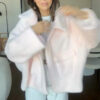 Loose Lapel Single Breasted Furry Coat Winter Fashion Fleece Long Loose Lapel Single Breasted Furry Coat Winter Fashion Fleece Long