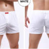 Loose Men's Underwear Breathable Fabric Silky Boxers