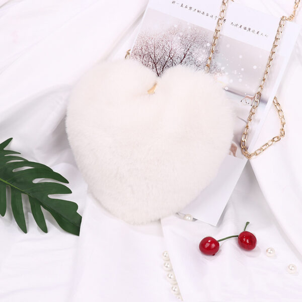 Love Bags for Women Plush Chain Shoulder Valentine's Day Party Bag