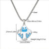 Luminous Ghost Pendant Halloween Necklace