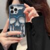 Luxury Plating 3D Skull Phone Case for I-phone 14 Pro Max 13 12 11 Plus Luxury Plating 3D Skull Phone Case for I-phone 14 Pro Max 13 12 11 Plus