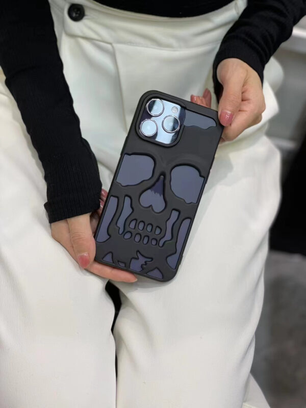 Luxury Plating 3D Skull Phone Case for I-phone 14 Pro Max 13 12 11 Plus Luxury Plating 3D Skull Phone Case for I-phone 14 Pro Max 13 12 11 Plus