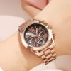 Luxury Rose Gold Women Casual Watch
