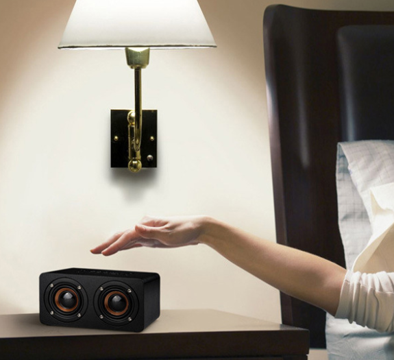 M5 Home Wooden Wireless Bluetooth Small Speaker Phone Computer Desktop