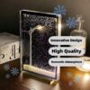 Magic Snowy Landscape Night Lights Small Street Light Flowing DIY Magic Snowy Landscape Night Lights Small Street Light Flowing DIY