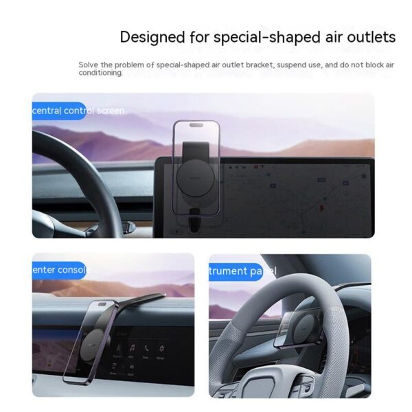 Magnetic Bendable Car Mobile Phone Holder Wireless Charger 15W Dash Magnetic Bendable Car Mobile Phone Holder Wireless Charger 15W Dash