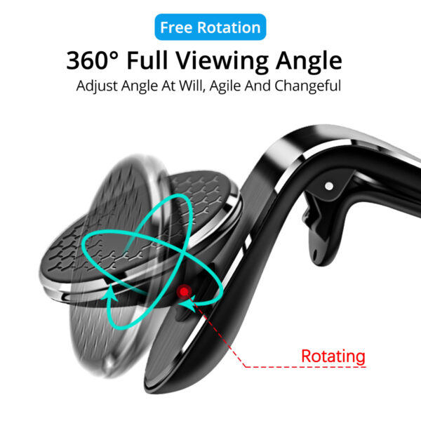 Magnetic Car Phone Holder Air Vent Magnet Mount Smartphone Rotation Magnetic Car Phone Holder Air Vent Magnet Mount Smartphone Rotation