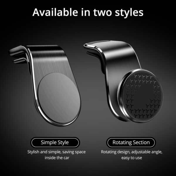 Magnetic Car Phone Holder Air Vent Magnet Mount Smartphone Rotation