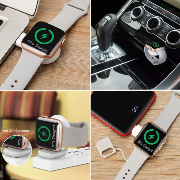 Magnetic Portable Smart Watch Wireless Charger Magnetic Portable Smart Watch Wireless Charger