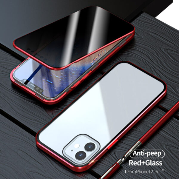 Magnetic Privacy Glass Case Anti-spy 360 Protective Magnetic Privacy Glass Case Anti-spy 360 Protective