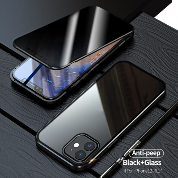 Magnetic Privacy Glass Case Anti-spy 360 Protective Magnetic Privacy Glass Case Anti-spy 360 Protective