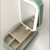 Makeup Storage Box with LED Light Mirror Portable Travel Cosmetics Makeup Storage Box with LED Light Mirror Portable Travel Cosmetics