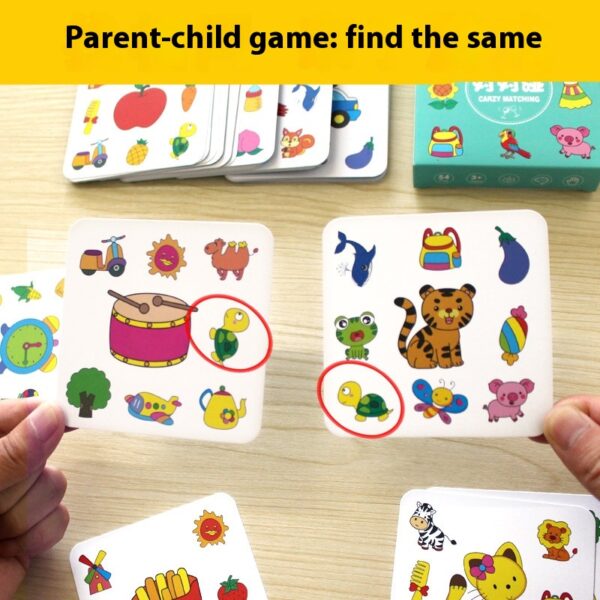 Match-up Card Memory Find the Same Board Game Parent-child Interaction