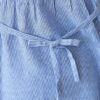 Maternity Dress Stand-up Collar Striped Embroidery Top