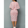 MD African Lace Dresses for Women Fashion Africa Sexy Wedding Outfit