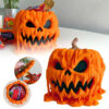 Melting Halloween Pumpkin Candy Bowl with Lid Reusable Dish Spooky Food