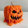 Melting Halloween Pumpkin Candy Bowl with Lid Reusable Dish Spooky Food