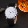 Men Watch Fashion Business Large Dial for Men's Matte Belt Simple