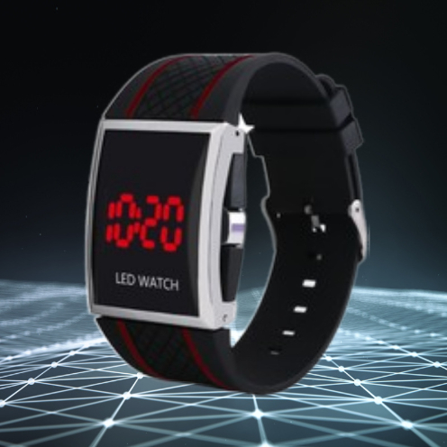 Men Women Casual Unisex White Black LED Digital Sports Wrist Watch Men Women Casual Unisex White Black LED Digital Sports Wrist Watch