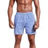 Men's 3D Striped Print Shorts Summer Casual Lightweight Beach Pants Men's 3D Striped Print Shorts Summer Casual Lightweight Beach Pants