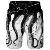 Men's Beach Pants Casual Shorts Octopus Plus Size Sweatpants