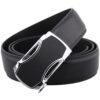 Men's Belt Leather Automatic Buckle Leather Belt Men's Belt Leather Automatic Buckle Leather Belt