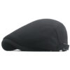 Men's Classic Flat Top Adjustable Newsboy Cap British Style Retro Beret Men's Classic Flat Top Adjustable Newsboy Cap British Style Retro Beret