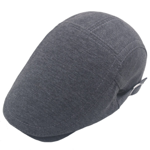 Men's Classic Flat Top Adjustable Newsboy Cap British Style Retro Beret