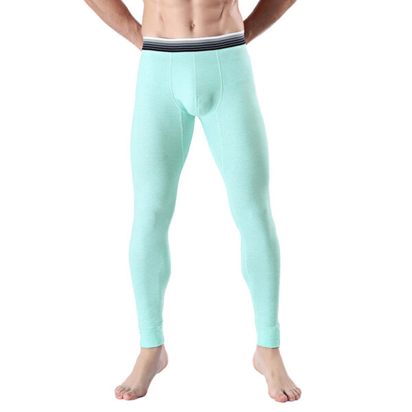 Men's Cropped Long Johns Warm-keeping Pants Cotton Belly-contracting Men's Cropped Long Johns Warm-keeping Pants Cotton Belly-contracting