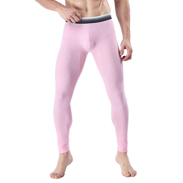 Men's Cropped Long Johns Warm-keeping Pants Cotton Belly-contracting Men's Cropped Long Johns Warm-keeping Pants Cotton Belly-contracting