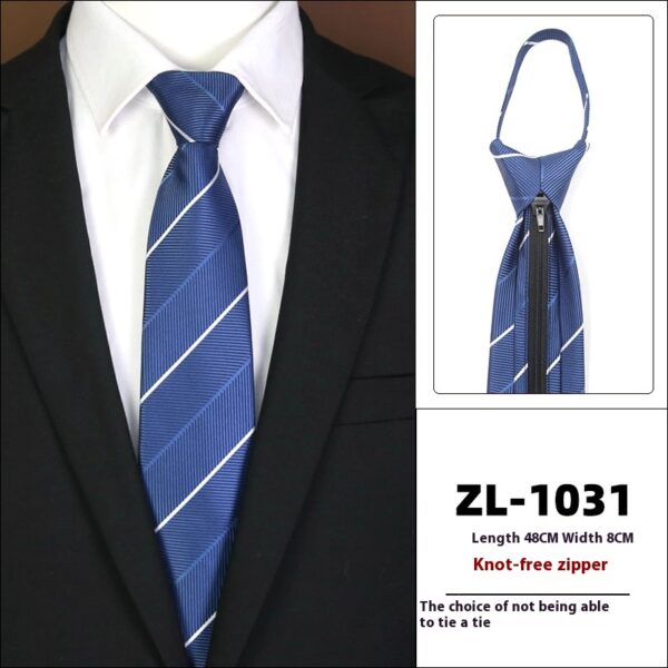 Men's Formal Wear Business Zipper Tie-free Men's Formal Wear Business Zipper Tie-free