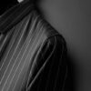 Men's Ice Silk Stripes Casual Short Sleeve Trousers Suit Men's Ice Silk Stripes Casual Short Sleeve Trousers Suit