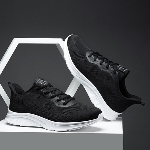Men's Lace-up Running Shoes Mesh Lightweight Breathable Comfortable