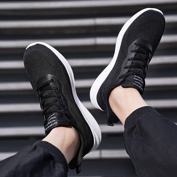 Men's Lace-up Running Shoes Mesh Lightweight Breathable Comfortable Men's Lace-up Running Shoes Mesh Lightweight Breathable Comfortable