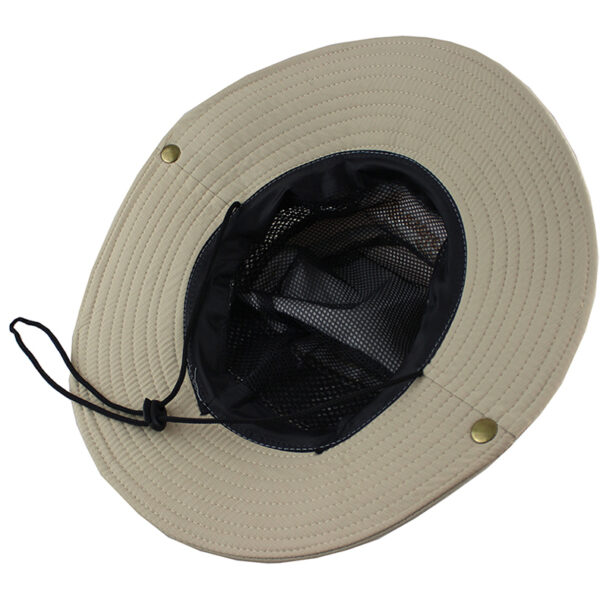 Men's Outdoor Summer Sunshade Cover Face Fisherman Straw Hat Fishing Sun