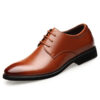 Men's Quality Cowhide Leather Shoes British Business Extra Size 38-47