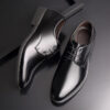 Men's Quality Cowhide Leather Shoes British Business Extra Size 38-47