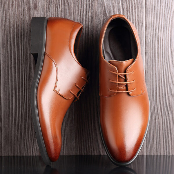 Men's Quality Cowhide Leather Shoes British Business Extra Size 38-47