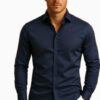 Men's Shirt Business Button Down Summer Solid Color Long Sleeve Lapel Men's Shirt Business Button Down Summer Solid Color Long Sleeve Lapel