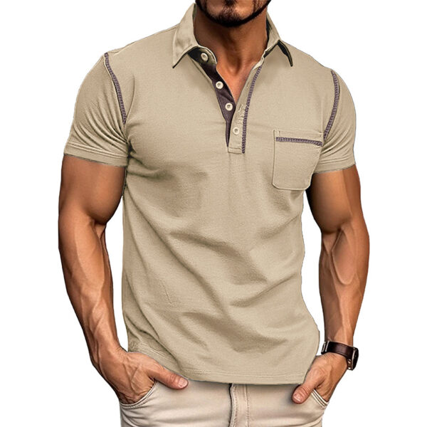 Men's Short Sleeve Polo Shirt Henry T-shirts - Casual Summer Quick Dry Men's Short Sleeve Polo Shirt Henry T-shirts - Casual Summer Quick Dry