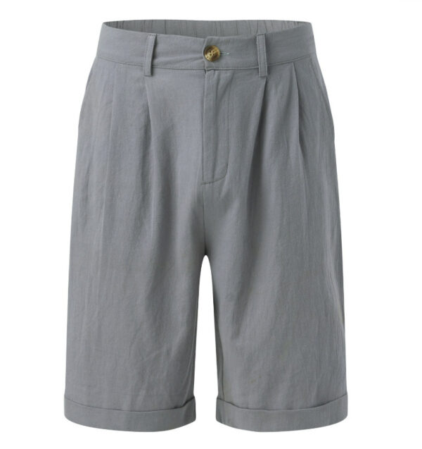 Men's Straight Leg Shorts with Pockets Casual Dress Pants Loose Fit Men's Straight Leg Shorts with Pockets Casual Dress Pants Loose Fit