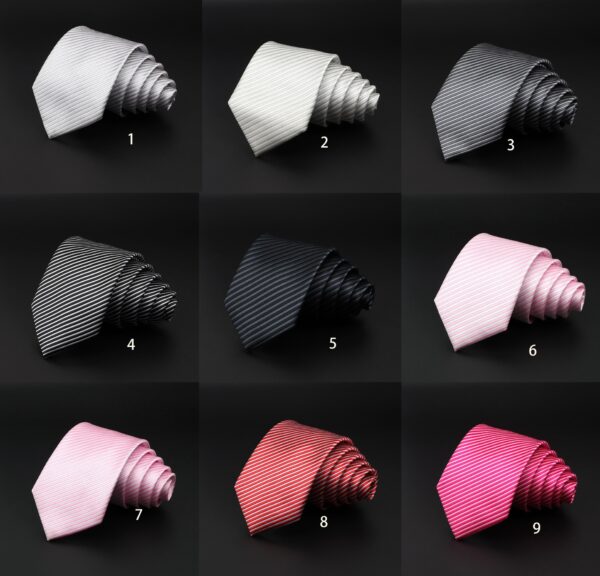 Men's Striped British Gentleman Polyester Fiber Tie Men's Striped British Gentleman Polyester Fiber Tie