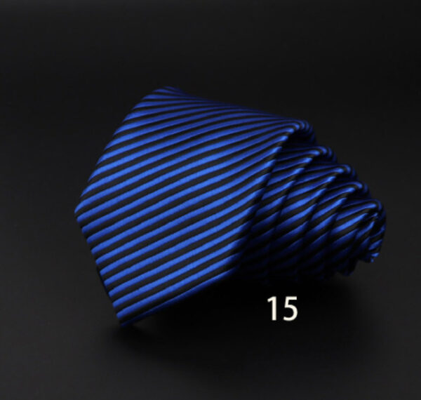 Men's Striped British Gentleman Polyester Fiber Tie Men's Striped British Gentleman Polyester Fiber Tie
