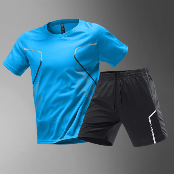 Men's T-shirts Sports Running T-shirt Color Block Men Quick-drying Men's T-shirts Sports Running T-shirt Color Block Men Quick-drying
