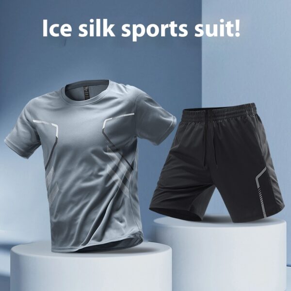 Men's T-shirts Sports Running T-shirt Color Block Men Quick-drying Men's T-shirts Sports Running T-shirt Color Block Men Quick-drying
