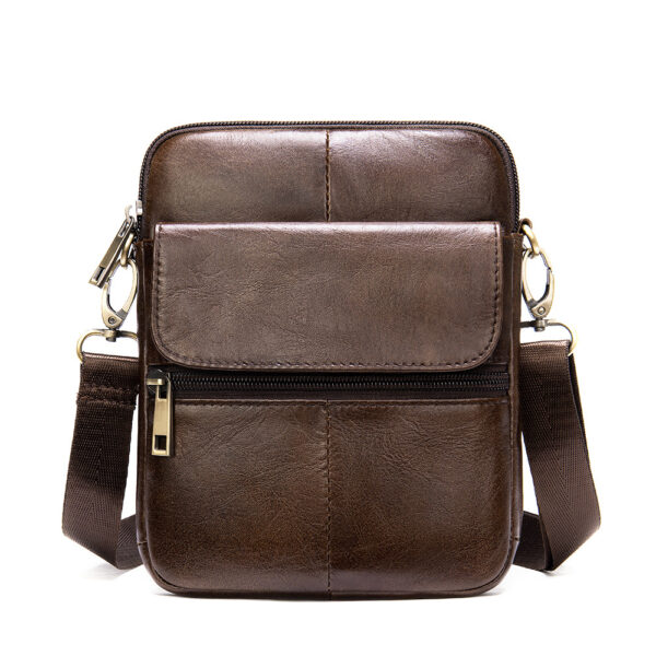 Men's Waist Bag Messenger Bbag Shoulder Leather Men Bags First Layer